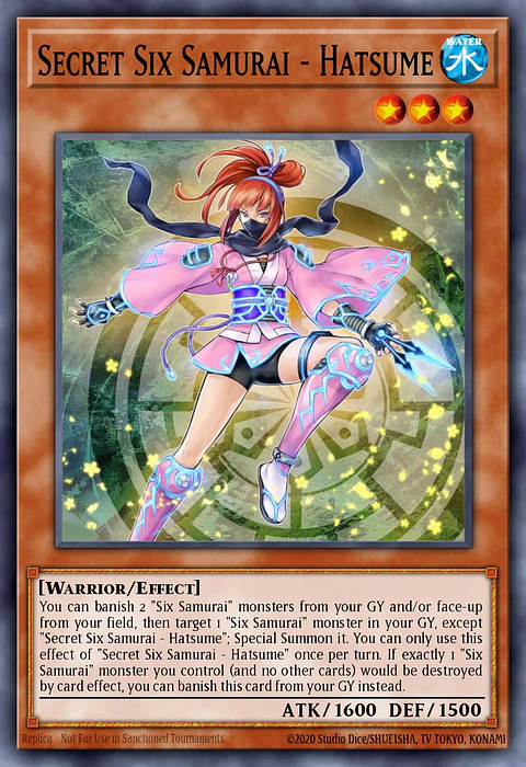Secret Six Samurai - Hatsume - RA03-EN016