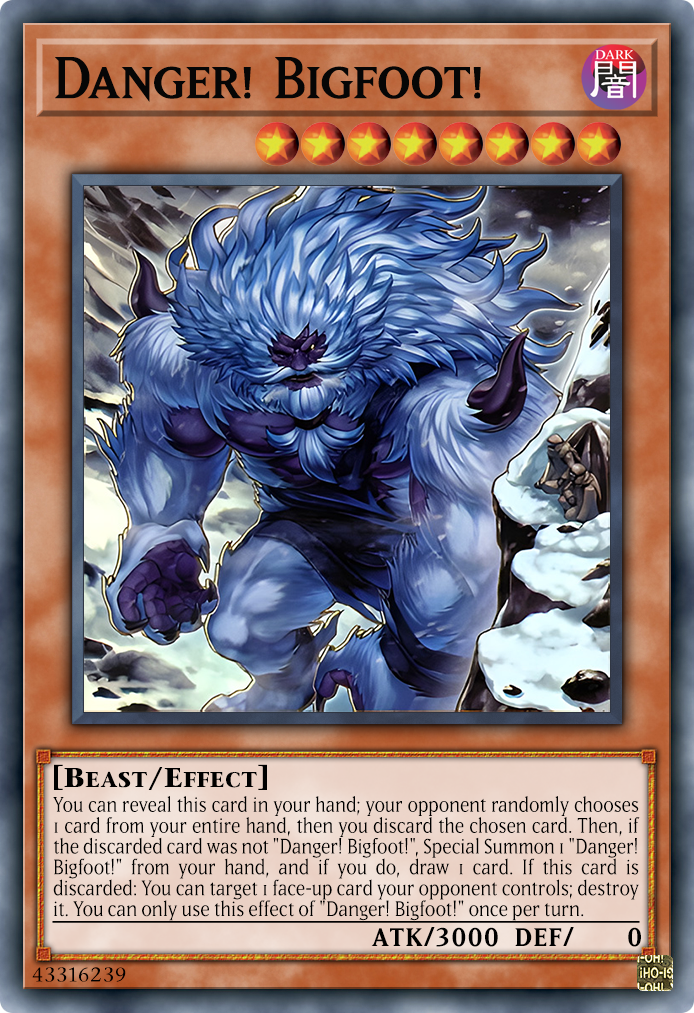 Danger! Bigfoot! (alternate artwork) - RA03-EN019 1