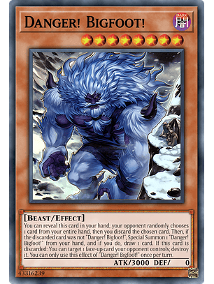 Danger! Bigfoot! (alternate artwork) - RA03-EN019