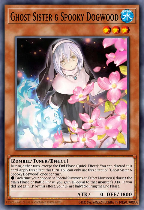 Ghost Sister & Spooky Dogwood (alternate artwork) - RA03-EN020