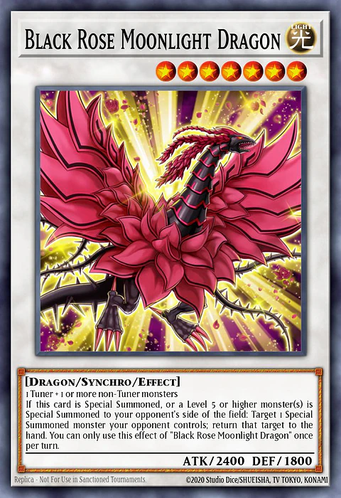Black Rose Moonlight Dragon - RA03-EN038