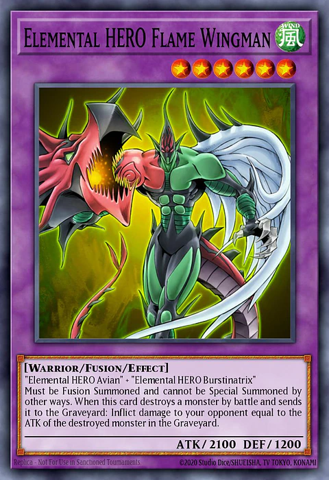 Elemental HERO Flame Wingman - RA03-EN152