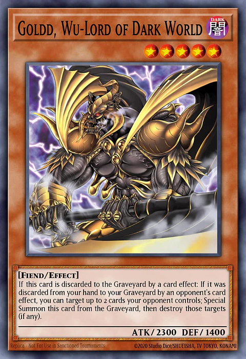 Goldd, Wu-Lord of Dark World - RA03-EN159