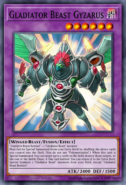 Gladiator Beast Gyzarus - RA03-EN198