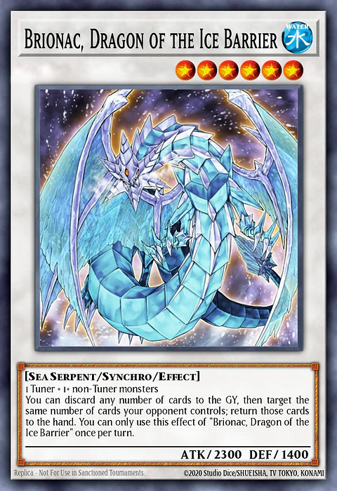 Brionac, Dragon of the Ice Barrier - RA03-EN227