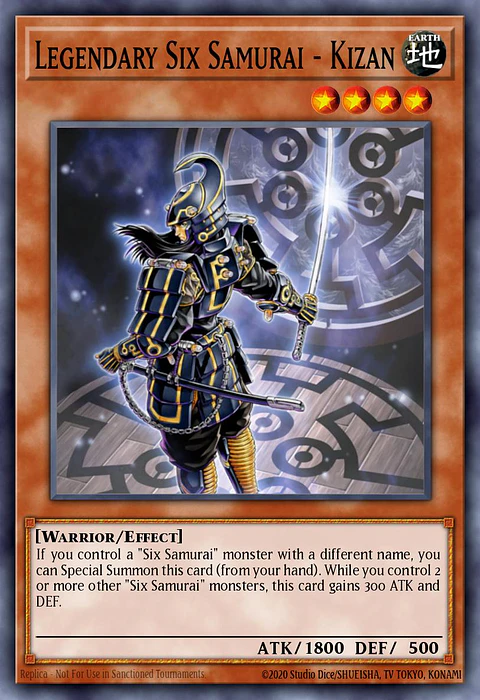 Legendary Six Samurai - Kizan - RA03-EN249