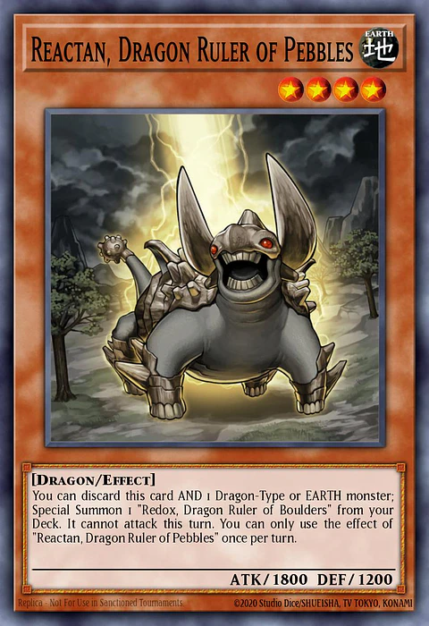 Reactan, Dragon Ruler of Pebbles - RA03-EN254