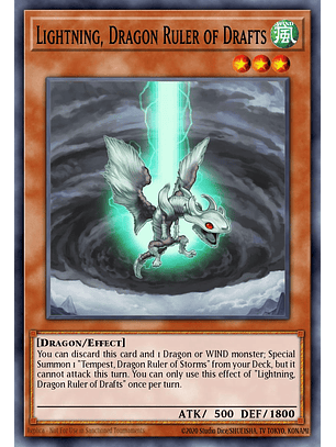 Lightning, Dragon Ruler of Drafts - RA03-EN257