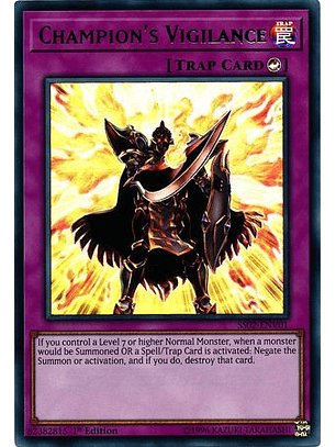 Champion's Vigilance - SS02-ENV01 - Ultra Rare