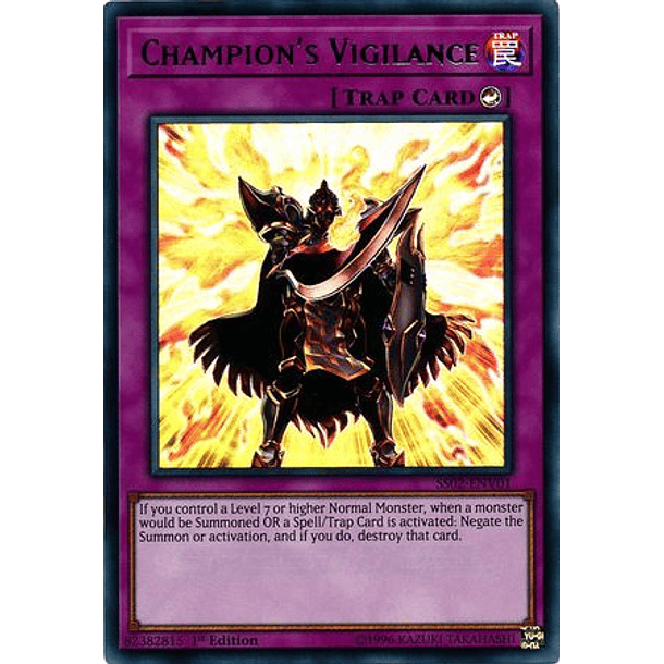 Champion's Vigilance - SS02-ENV01 - Ultra Rare