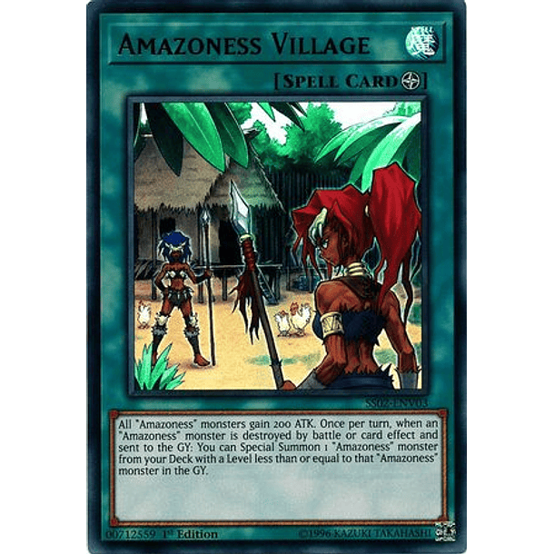 Amazoness Village - SS02-ENV03 - Ultra Rare