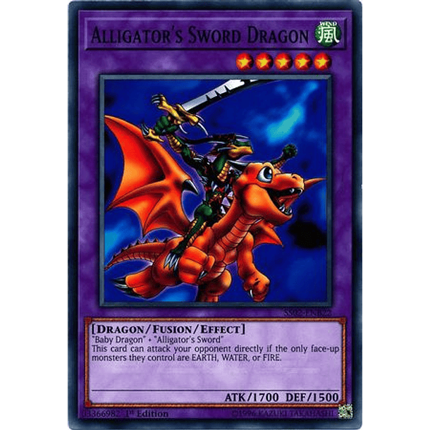 Alligator's Sword Dragon - SS02-ENB22 - Common