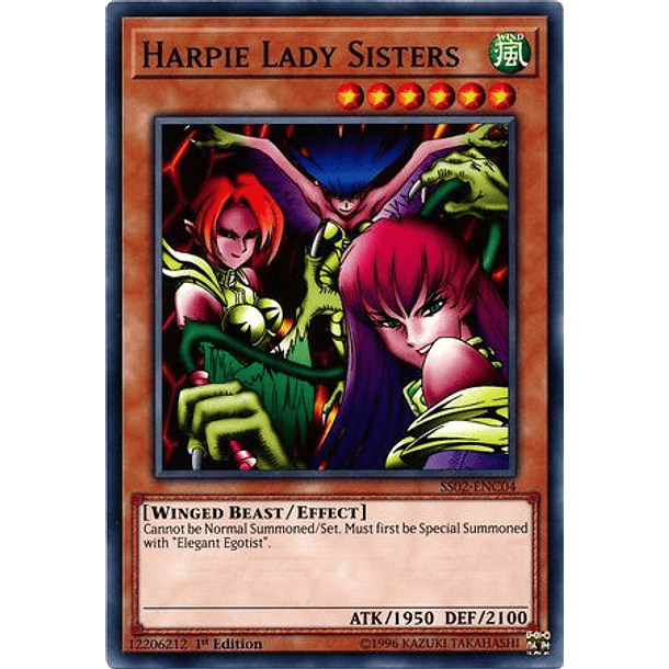 Harpie Lady Sisters - SS02-ENC04 - Common