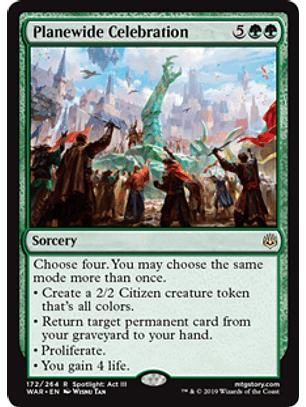 Planewide Celebration - WAR - R