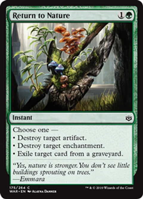 Return to Nature - WAR - C