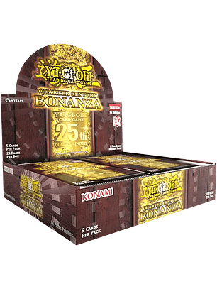 Quarter Century Bonanza caja con 24 sobres