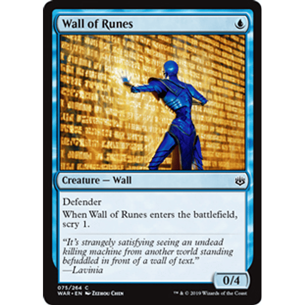 Wall of Runes - WAR - C 