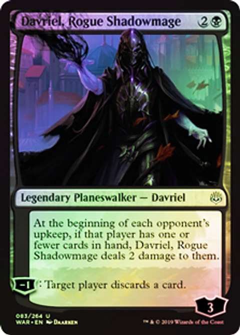 Davriel, Rogue Shadowmage - WAR - U ★