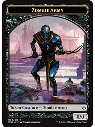Zombie Army Token 8 - WAR