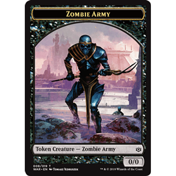Zombie Army Token 8 - WAR