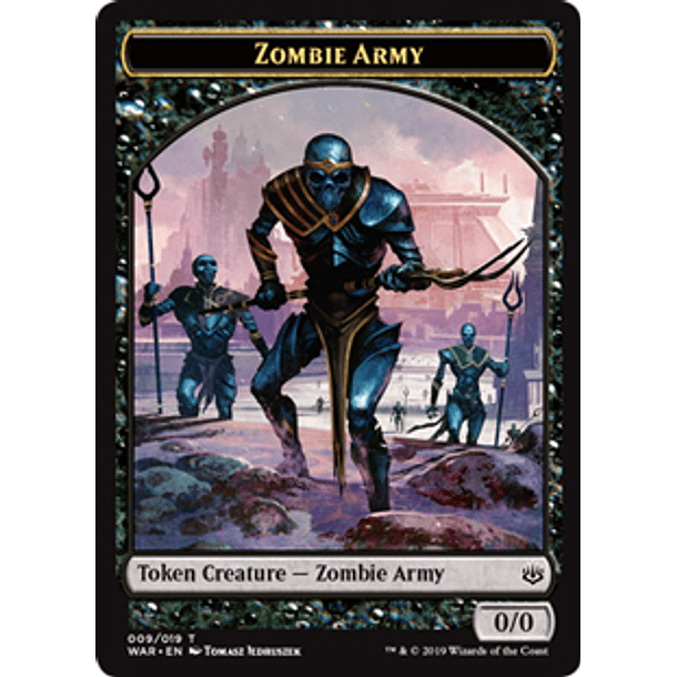 Zombie Army Token 9 - WAR