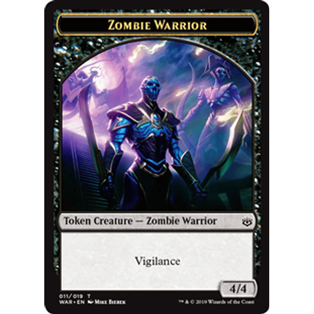 Zombie Warrior Token - WAR