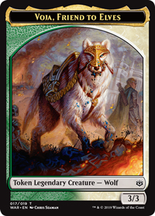 Voja, Friend to Elves Token - WAR 1