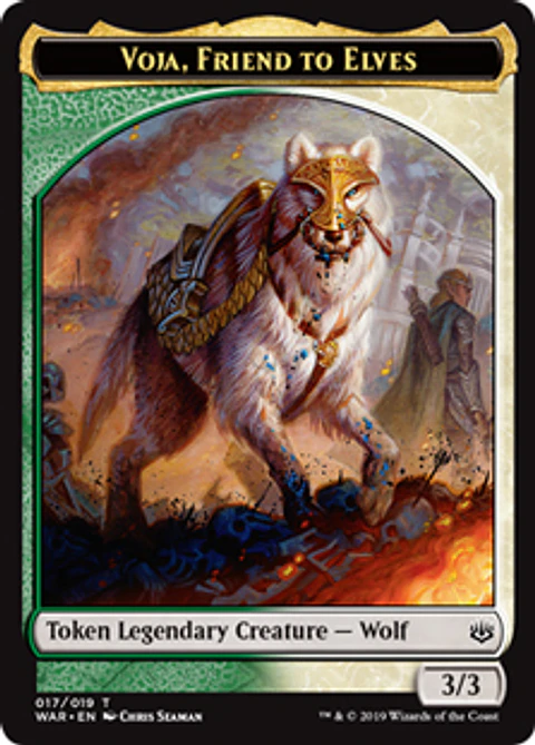 Voja, Friend to Elves Token - WAR