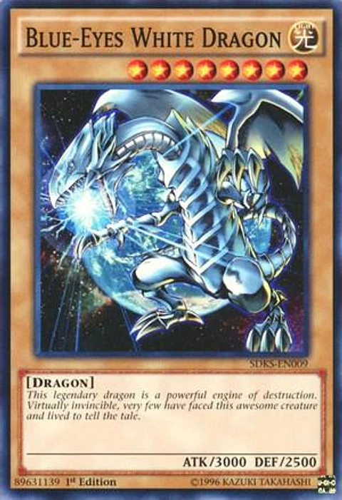 Blue-Eyes White Dragon - SDKS-EN009 - Common