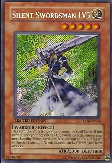 Silent Swordsman LV5 - EEN-ENSE4 - Secret Rare