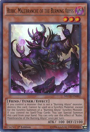 Rubic, Malebranche of the Burning Abyss - NECH-EN082 - Ultra Rare 1
