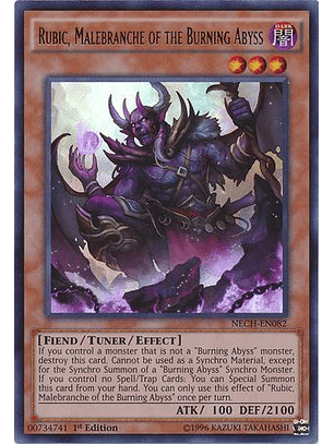Rubic, Malebranche of the Burning Abyss - NECH-EN082 - Ultra Rare