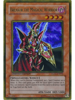 Breaker the Magical Warrior - GLD1-EN014 - Gold Rare