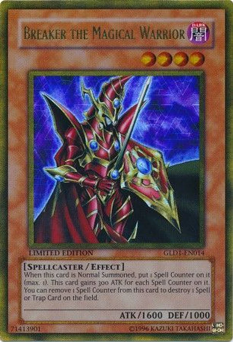 Breaker the Magical Warrior - GLD1-EN014 - Gold Rare