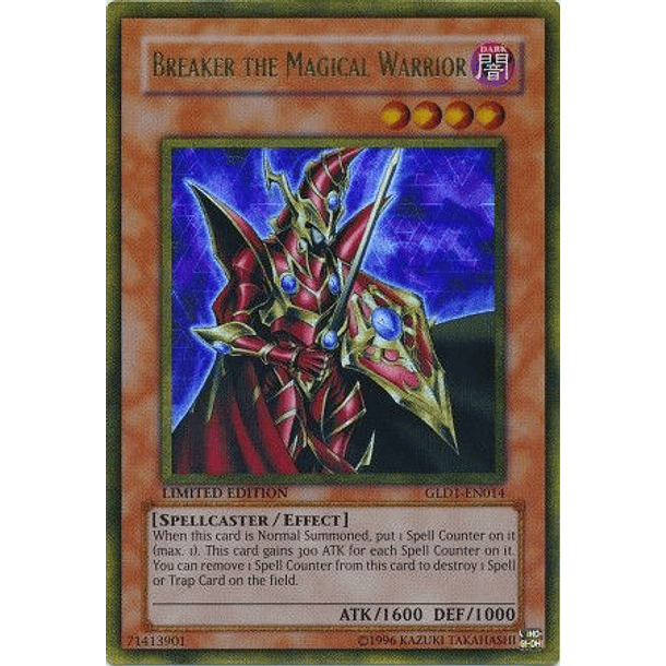 Breaker the Magical Warrior - GLD1-EN014 - Gold Rare