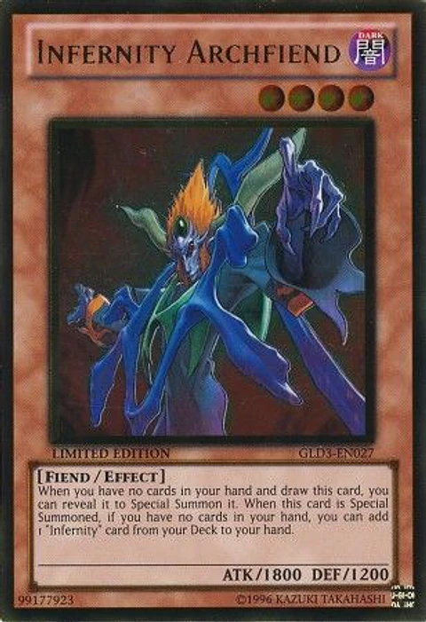 Infernity Archfiend - GLD3-EN027 - Gold Rare (español)