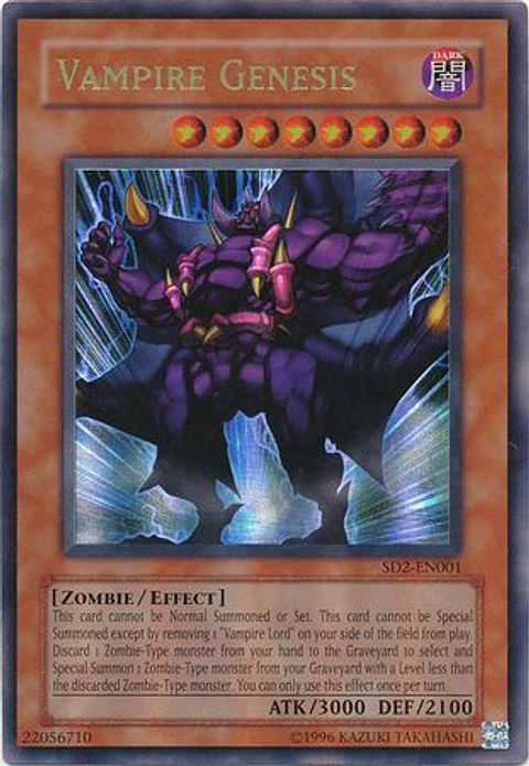 Vampire Genesis - SD2-EN001 - Ultra Rare