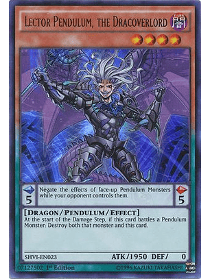 Lector Pendulum, the Dracoverlord - SHVI-EN023 - Ultra Rare