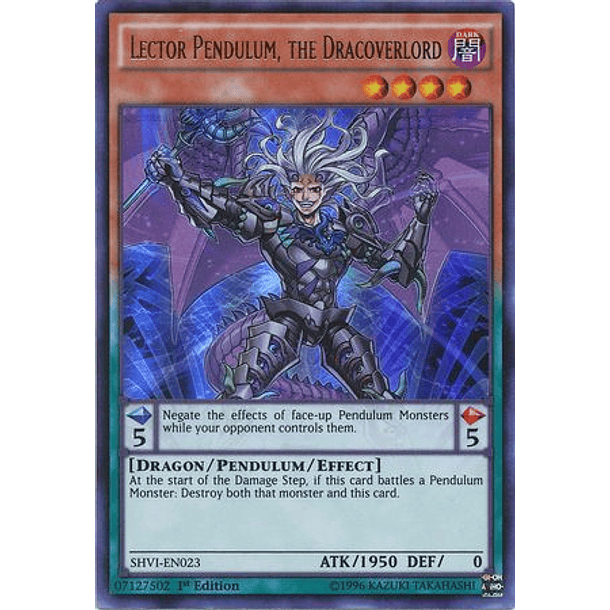 Lector Pendulum, the Dracoverlord - SHVI-EN023 - Ultra Rare