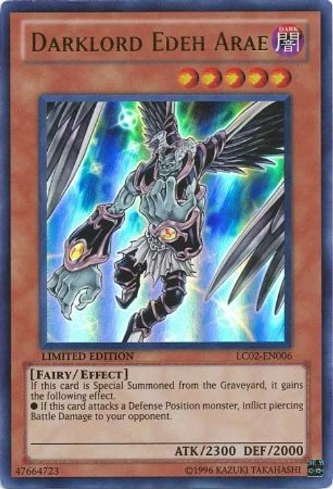 Darklord Edeh Arae - LC02-EN006 - Ultra Rare Limited Edition