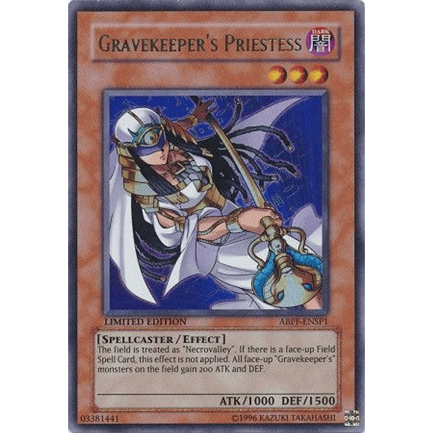 Gravekeeper's Priestess - ABPF-ENSP1 - Ultra Rare