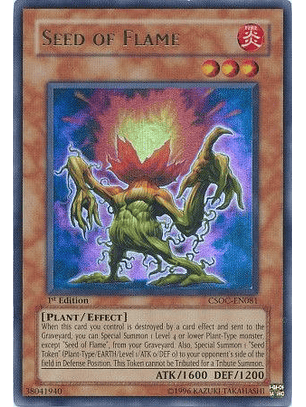 Seed of Flame - CSOC-EN081 - Ultra Rare 
