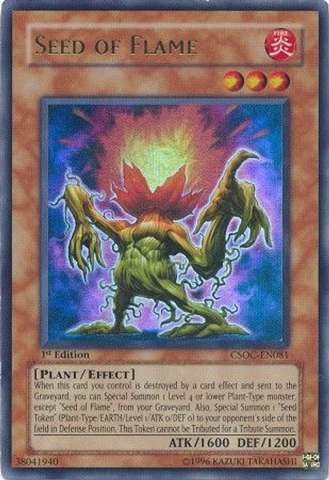 Seed of Flame - CSOC-EN081 - Ultra Rare 