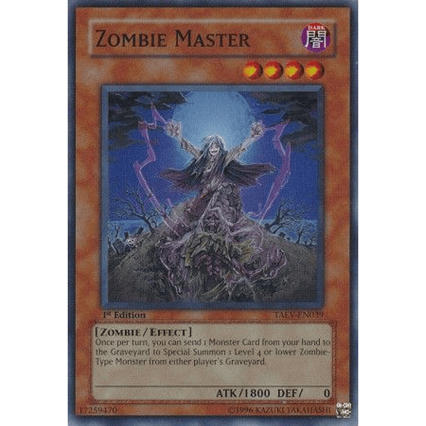 Zombie Master - TAEV-EN039 - Super Rare