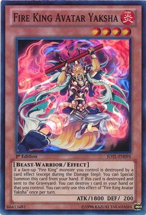Fire King Avatar Yaksha - JOTL-EN095 - Super Rare