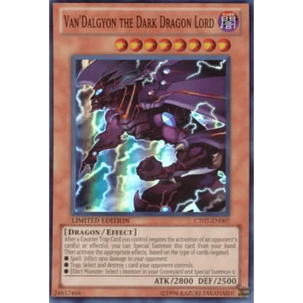 Van'Dalgyon the Dark Dragon Lord - CT07-EN007 - Super Rare