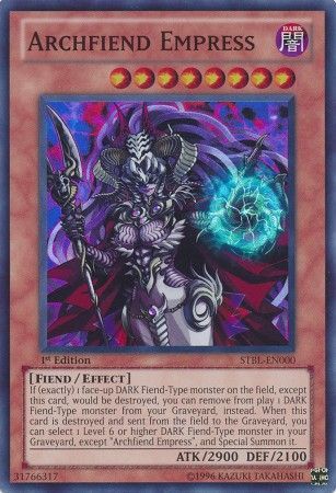 Archfiend Empress - STBL-EN000 - Super Rare (español) 1