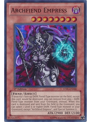 Archfiend Empress - STBL-EN000 - Super Rare (español)