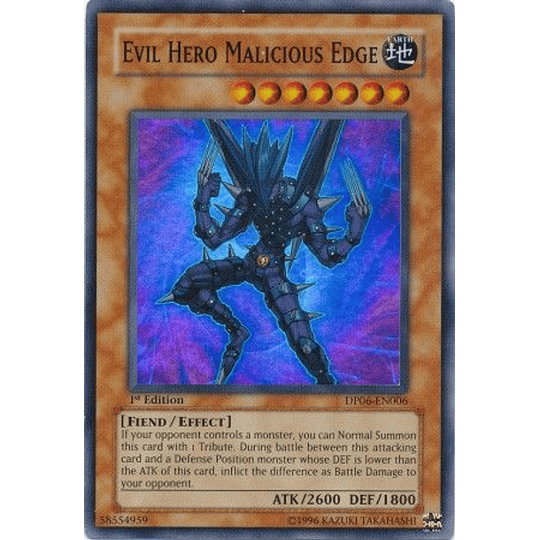 Evil Hero Malicious Edge - DP06-EN006 - Super Rare