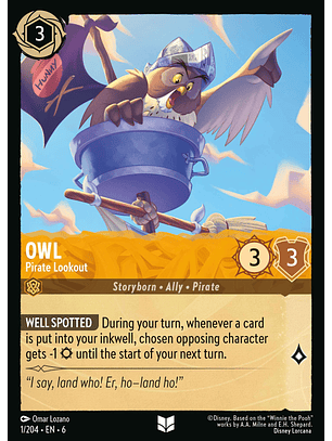 Owl - Pirate Lookout - 01/204 - Uncommon *6